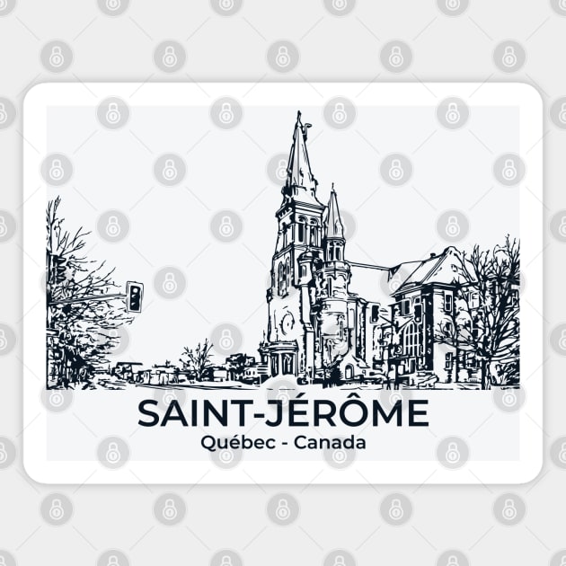 Saint-Jérôme - Québec Magnet by Lakeric